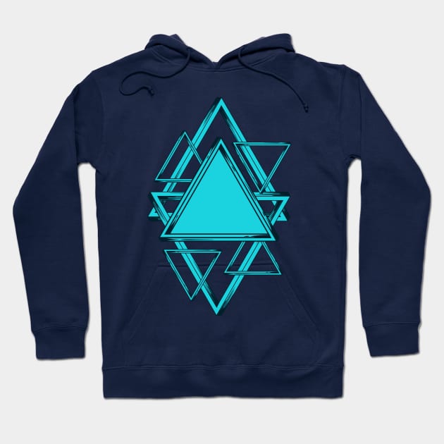 Infinite Triangles Hoodie by naeshaassociates@gmail.com